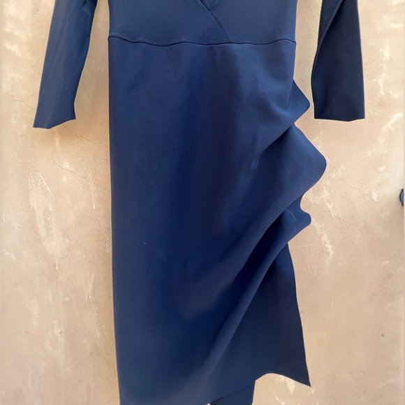 Chiara Boni La Petite Robe Cassandre Wrap-Effect Boatneck Dress - Picture 8 of 15